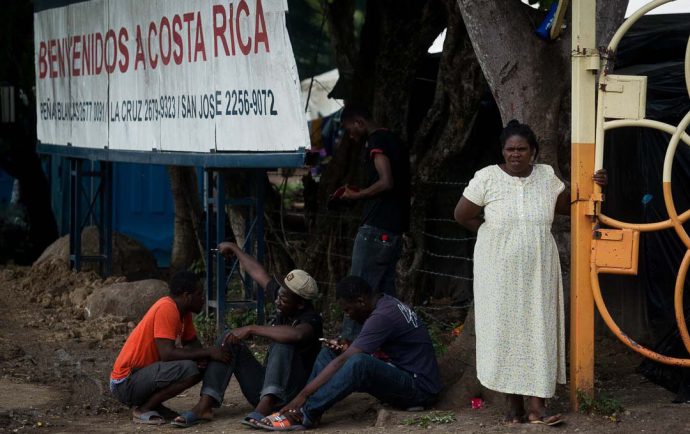 Una caravana de haitianos se dirige a Nicaragua sorteando el coronavirus