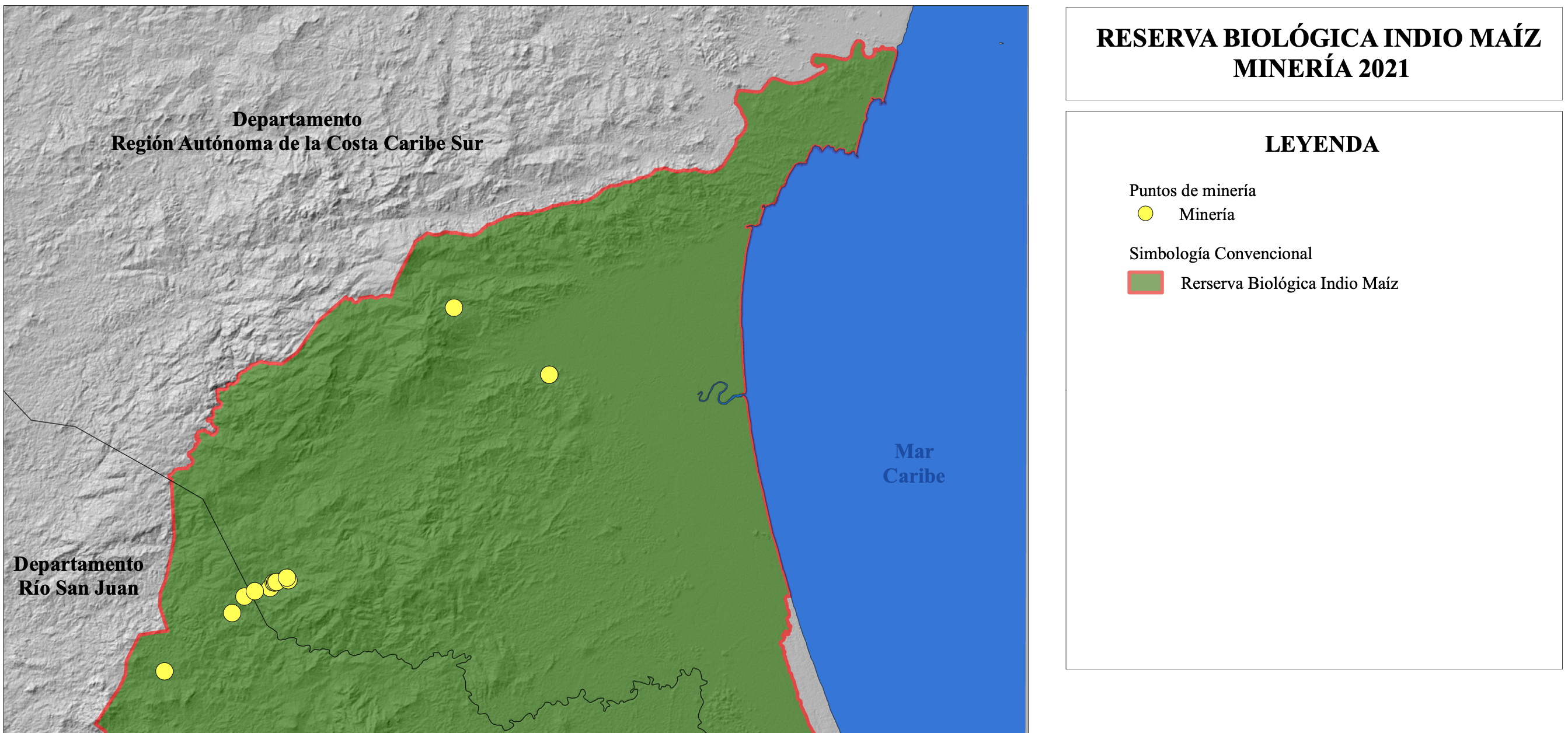 “Fiebre del oro” en la Reserva Indio Maíz