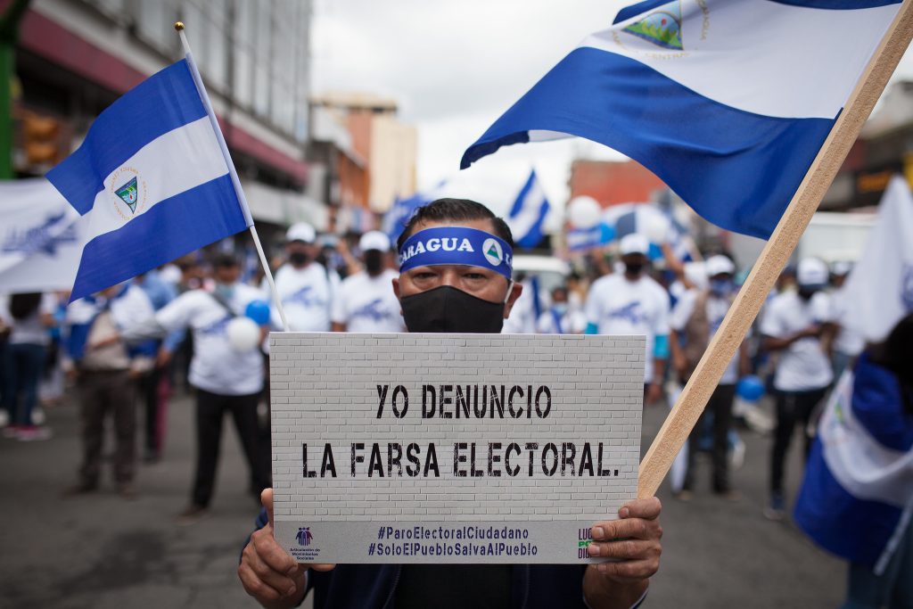 En fotos 📸 | El repudio del exilio a la 'farsa electoral' de Ortega y Murillo
