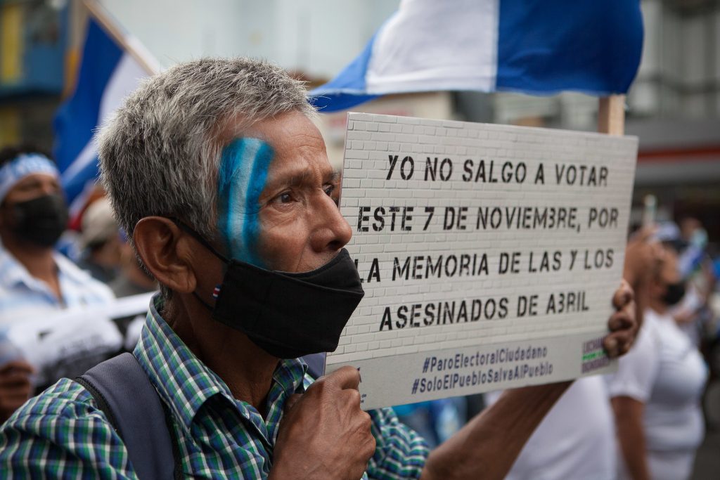 En fotos 📸 | El repudio del exilio a la 'farsa electoral' de Ortega y Murillo