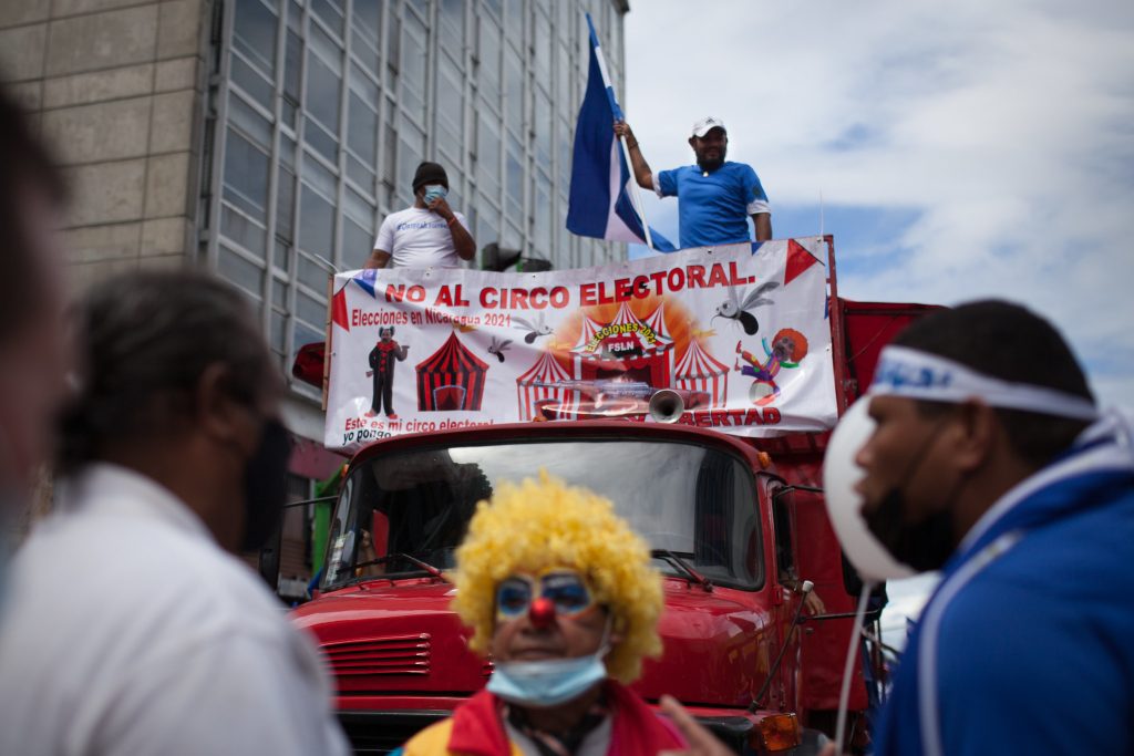 En fotos 📸 | El repudio del exilio a la 'farsa electoral' de Ortega y Murillo