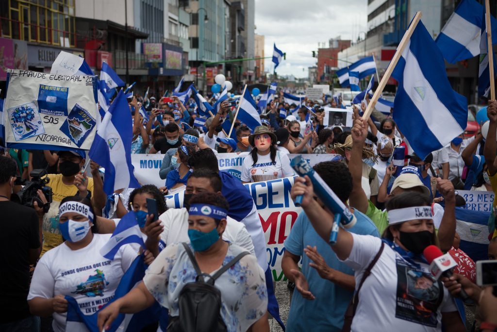 En fotos 📸 | El repudio del exilio a la 'farsa electoral' de Ortega y Murillo