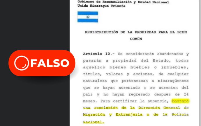 Es falsa la imagen de “la redistribución de la propiedad para el bien común”