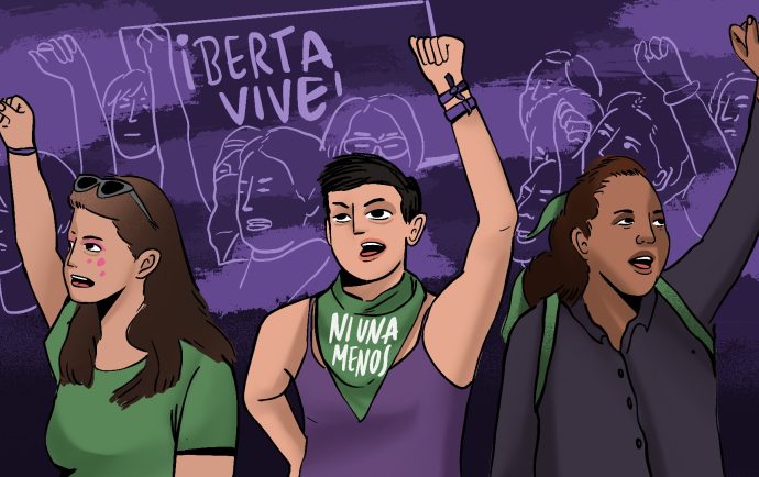 Mujeres jóvenes centroamericanas: Unidas en la lucha contra las violencias machistas