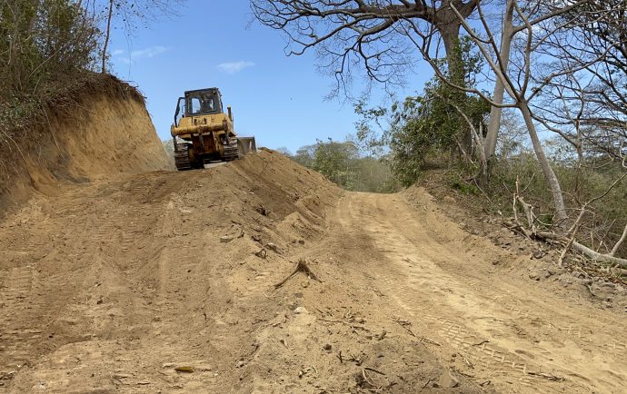 La carretera exclusiva para el complejo vacacional de los Ortega-Murillo