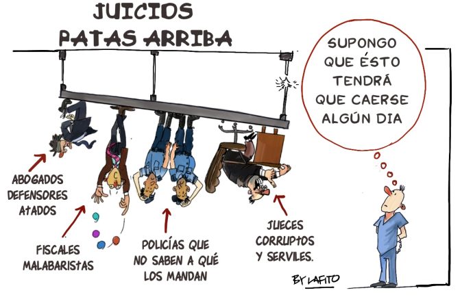 Juicios patas arriba