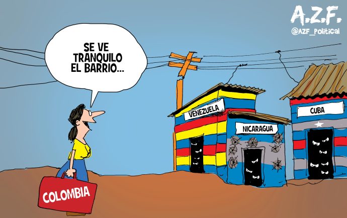 El barrio a la izquierda