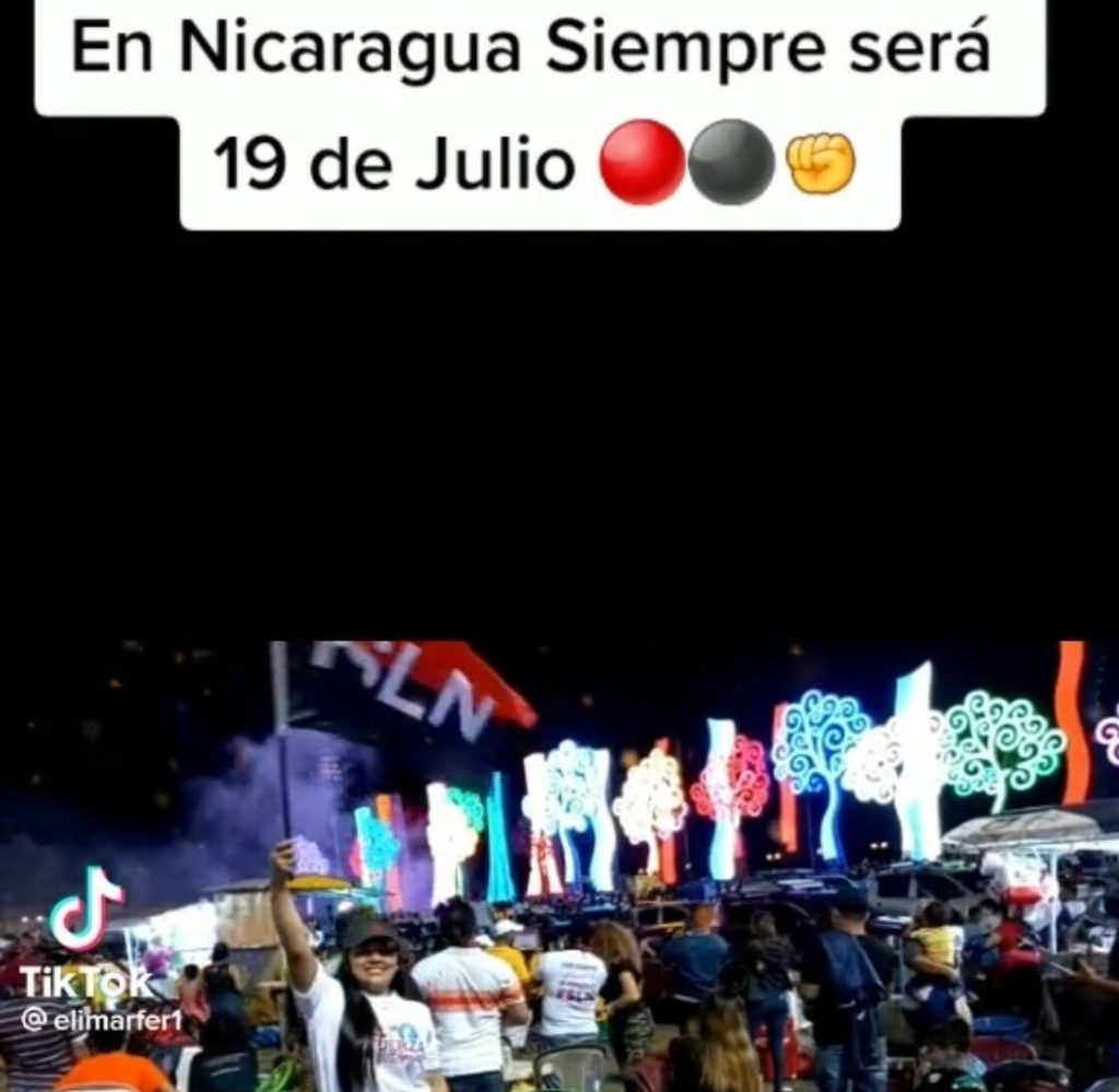 Dictadura Ortega-Murillo obliga a trabajadores públicos a celebrar el 19 de julio con publicaciones revolucionarias en TikTok