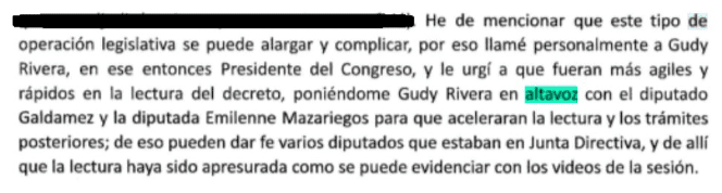 Así compró Odebrecht al Congreso de Guatemala