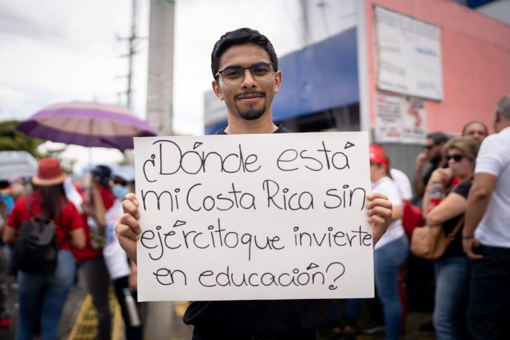 En fotos 📸 | Así fue la marcha que obligó a Rodrigo Chaves a descartar la reducción del presupuesto universitario