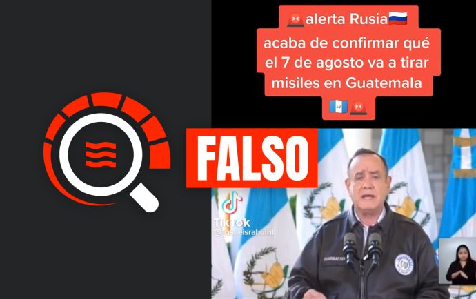 ¿Bombardeo ruso sobre Guatemala?: el bulo que circula en redes sociales 