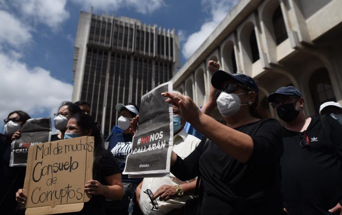 “Están tratando de silenciar, de que ya no se sepa la corrupción en Guatemala”