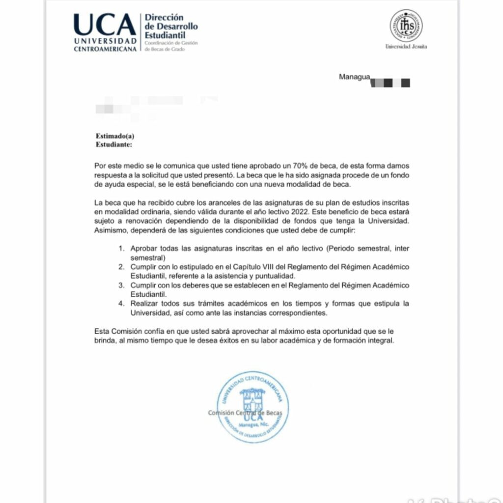 La UCA se queda sin becas y lanza SOS para conseguir fondos para estudiantes