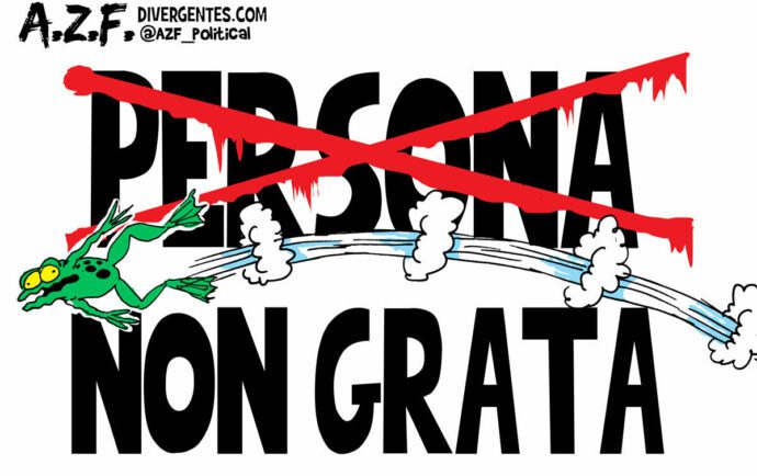 Non grata aquí y allá