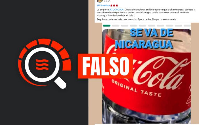 ¿Coca-Cola se va de Nicaragua?: falso