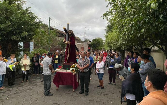 Dictadura Ortega-Murillo amordaza las procesiones del viacrucis