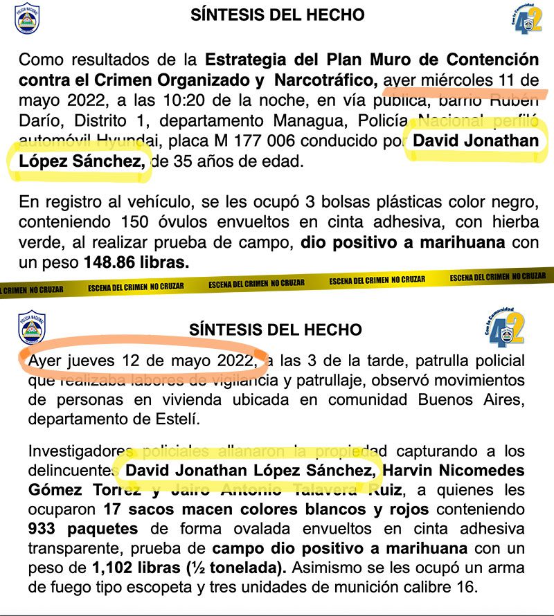 El fraude de las operaciones contra el narco en Nicaragua