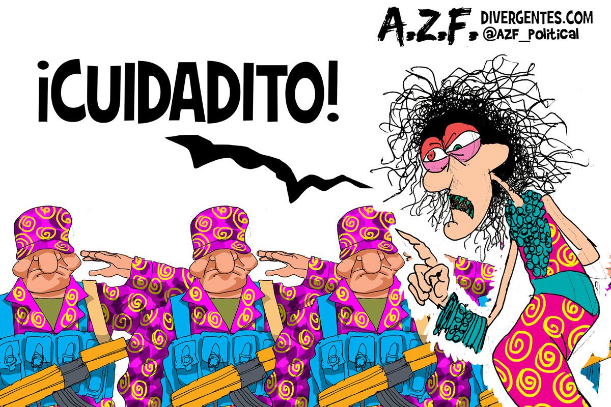 Caricatura | La "estrategia militar" de Rosario Murillo