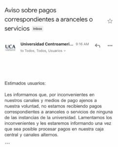 Dictadura Ortega-Murillo ordena congelar cuentas bancarias de la UCA