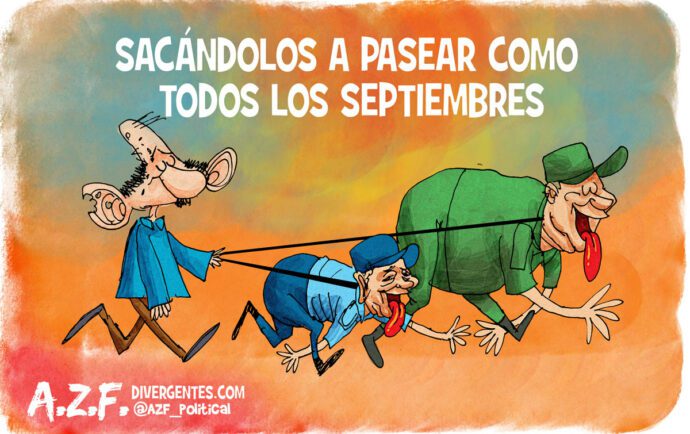 Sacándolos a desfilar… con cuerda corta
