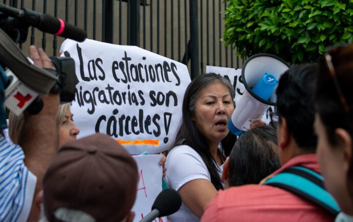 July Rodríguez, activist: “Building more walls and fences will not stop the migration wave”
