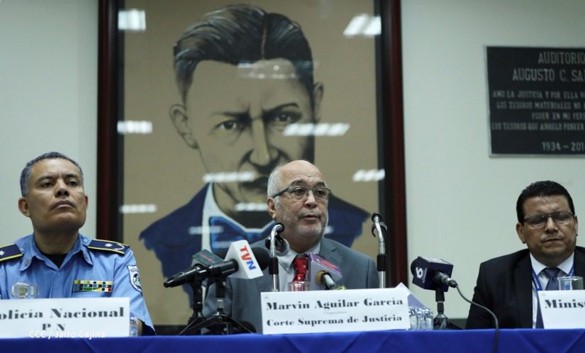 Who is magistrate Marvin Aguilar,