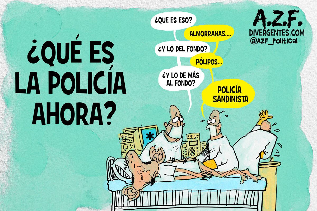 Caricatura Policía