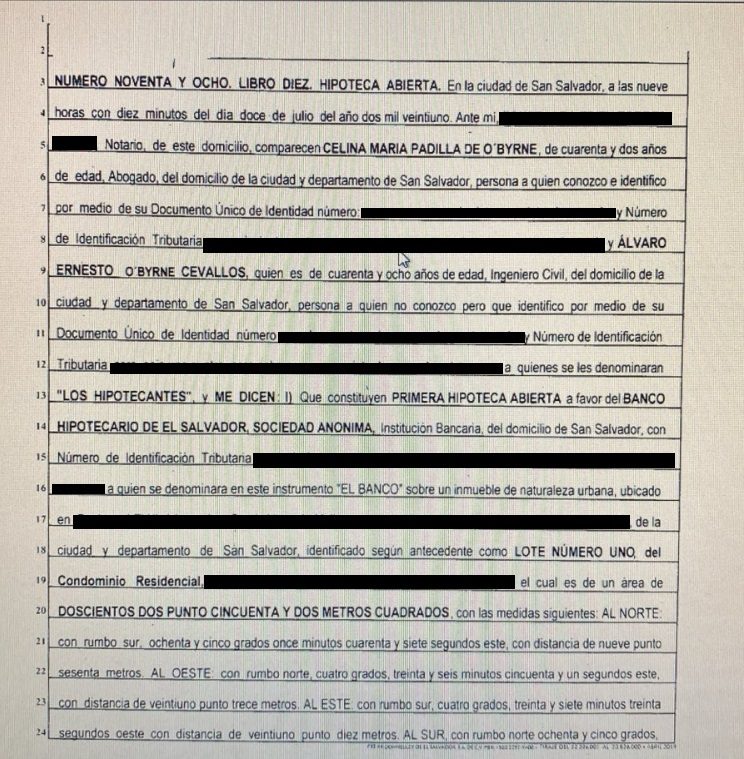 Los .9 millones en créditos estatales del Banco Hipotecario para 27 funcionarios y 3 primos de Bukele