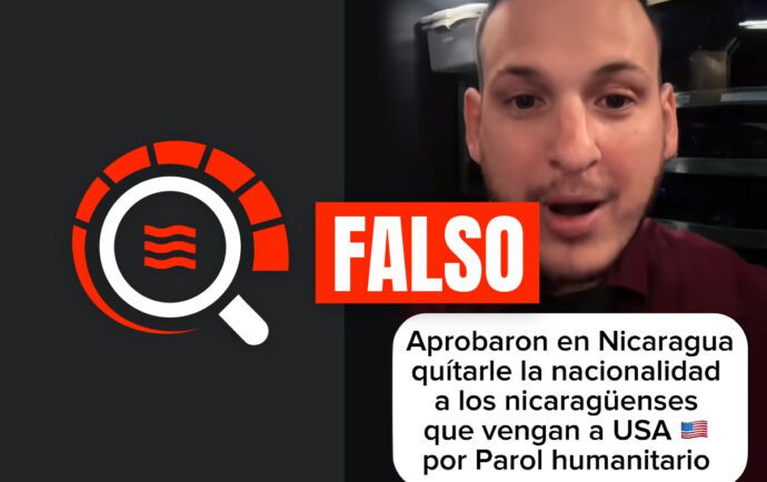 Es falso que los nicaragüenses beneficiados con el parole van a perder su nacionalidad