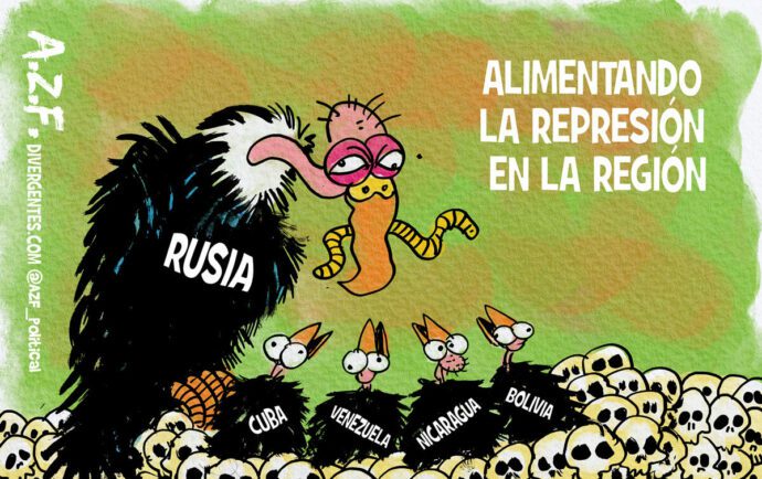 Rusia alimenta a sus pichones