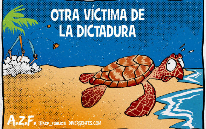 Ni las tortugas se salvan de la dictadura