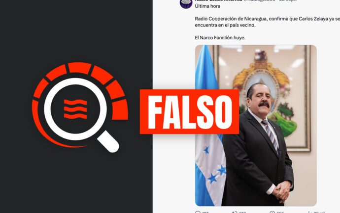 ¿Carlos Zelaya en Nicaragua? Falso