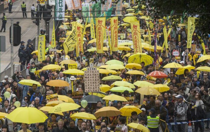 El Movimiento de los Paraguas y la lucha por la libertad