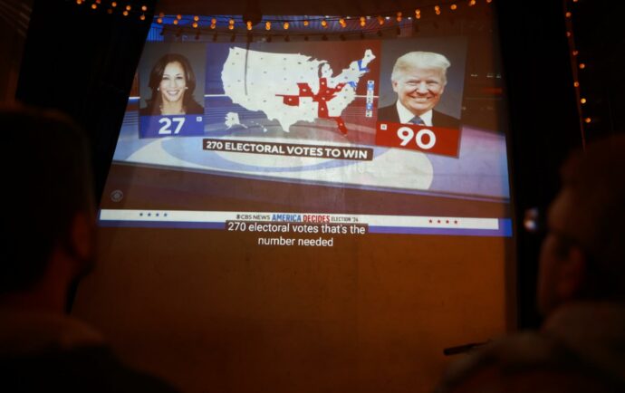 Trump aventaja a Harris y la elección se perfila a su favor en Estados claves