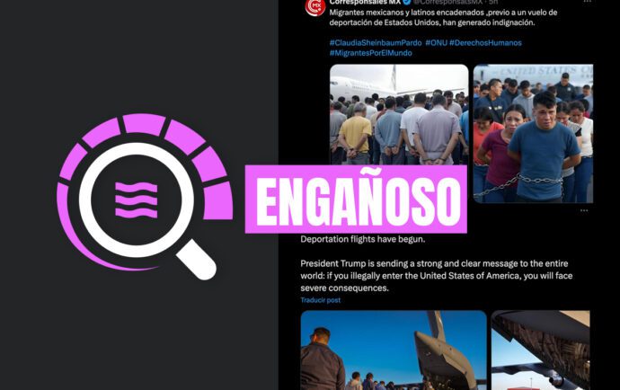 Las engañosas imágenes de inmigrantes deportados generadas con Inteligencia Artificial que causan zozobra e indignación