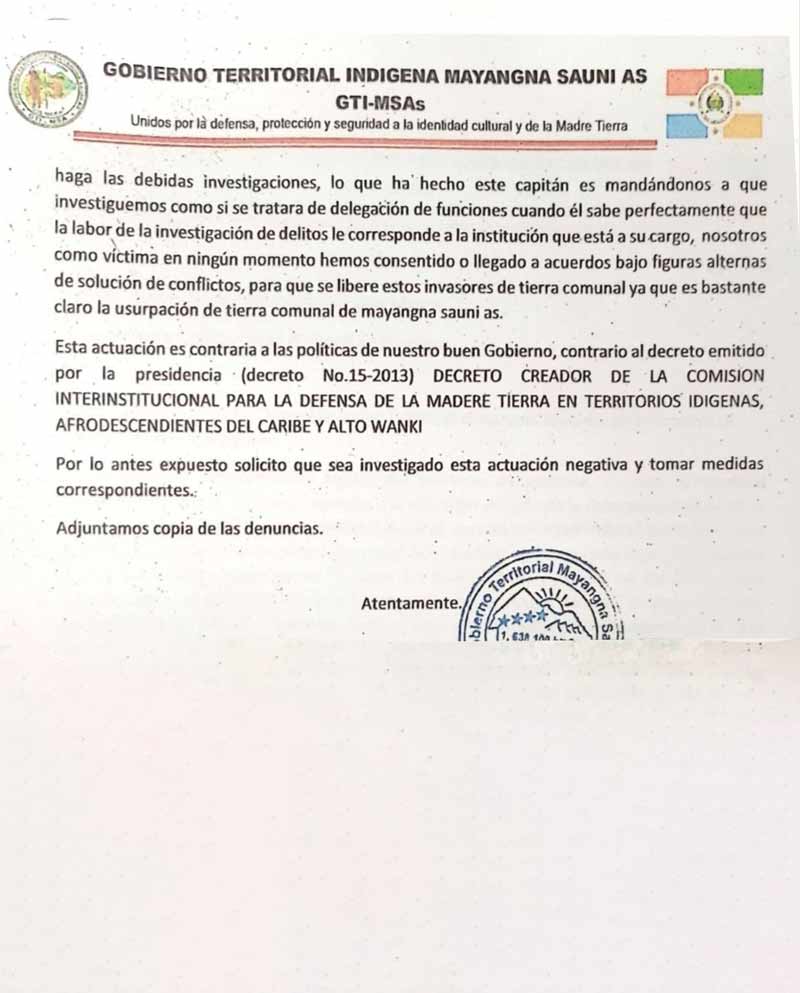 La red de abogados fabricantes de escrituras ilegales para negociar con las tierras indígenas en el Caribe nicaragüense