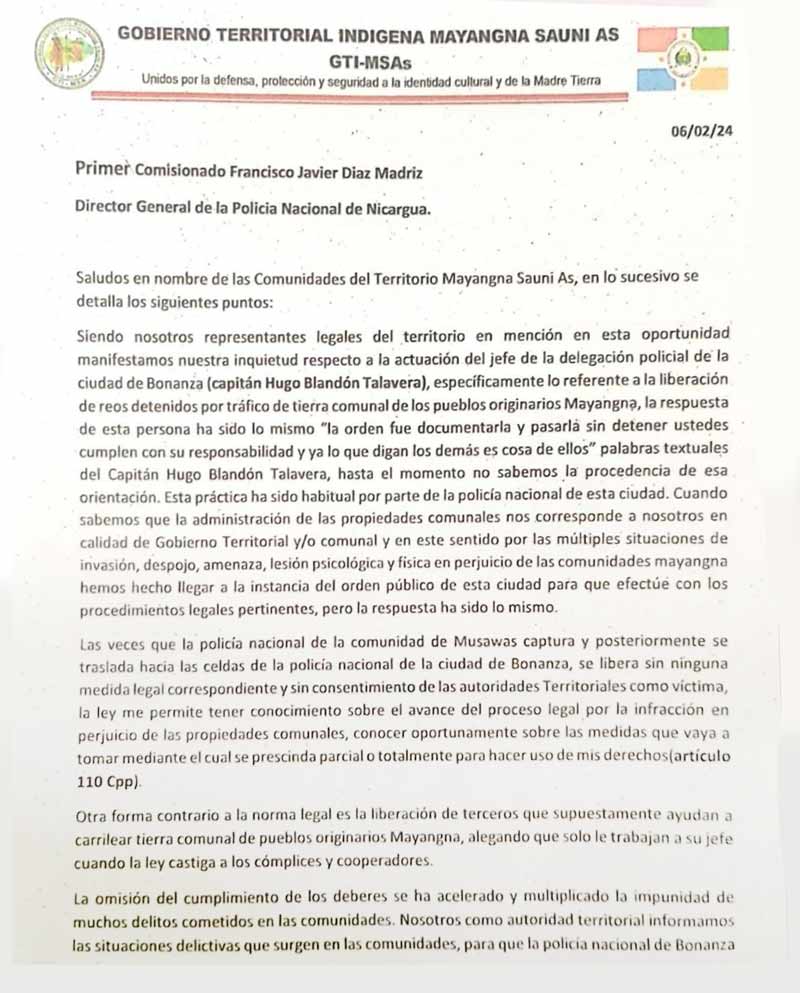 La red de abogados fabricantes de escrituras ilegales para negociar con las tierras indígenas en el Caribe nicaragüense