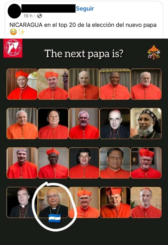 ¿El cardenal Leopoldo Brenes está entre los “favoritos” para ser el próximo papa?