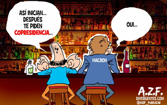 Todo inicia con un manotazo, ¿verdad monsieur Macron?