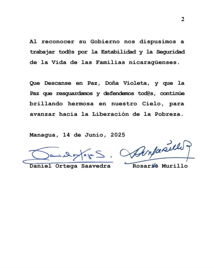 Régimen exhibe de nuevo su cinismo con muerte de doña Violeta: 