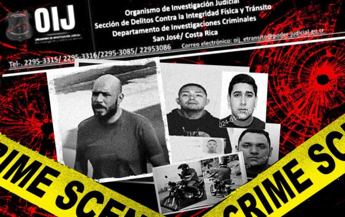 Los rostros de los ocho involucrados directos en el atentado contra el activista Joao Maldonado