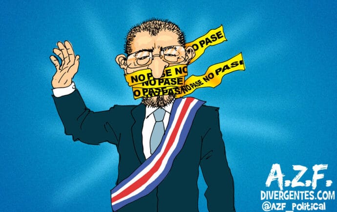 La mordaza de Rodrigo Chaves