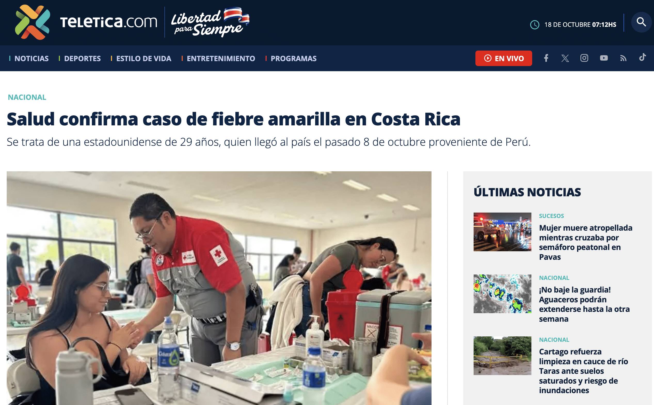 El virus que prende las alarmas en Centroamérica: la fiebre amarilla explicada en cinco puntos