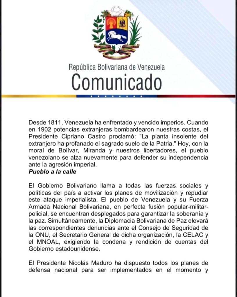 Trump advierte que EE. UU. mantendrá ocupación en Venezuela hasta que haya una transición
