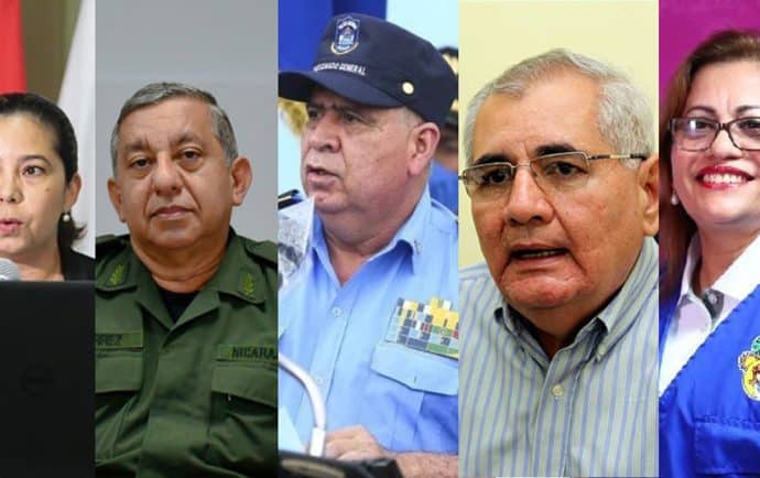 EE. UU. sanciona a los responsables de vigilancia y finanzas del régimen Ortega-Murillo