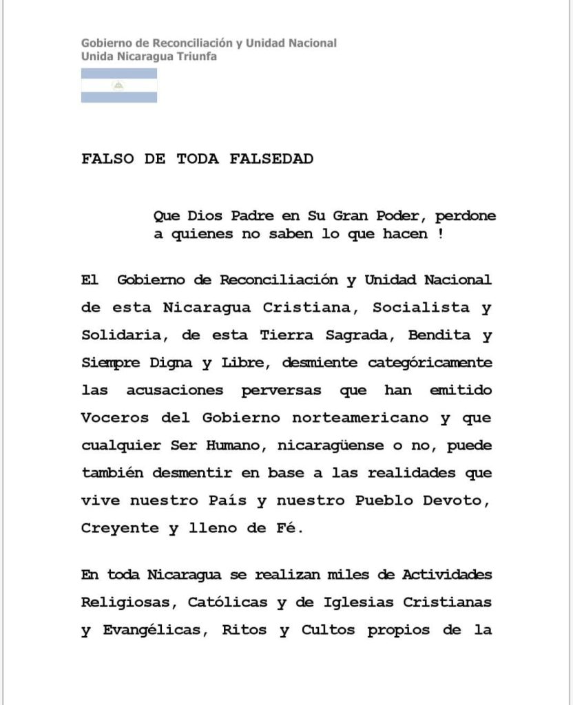 Iglesia Nicaragua