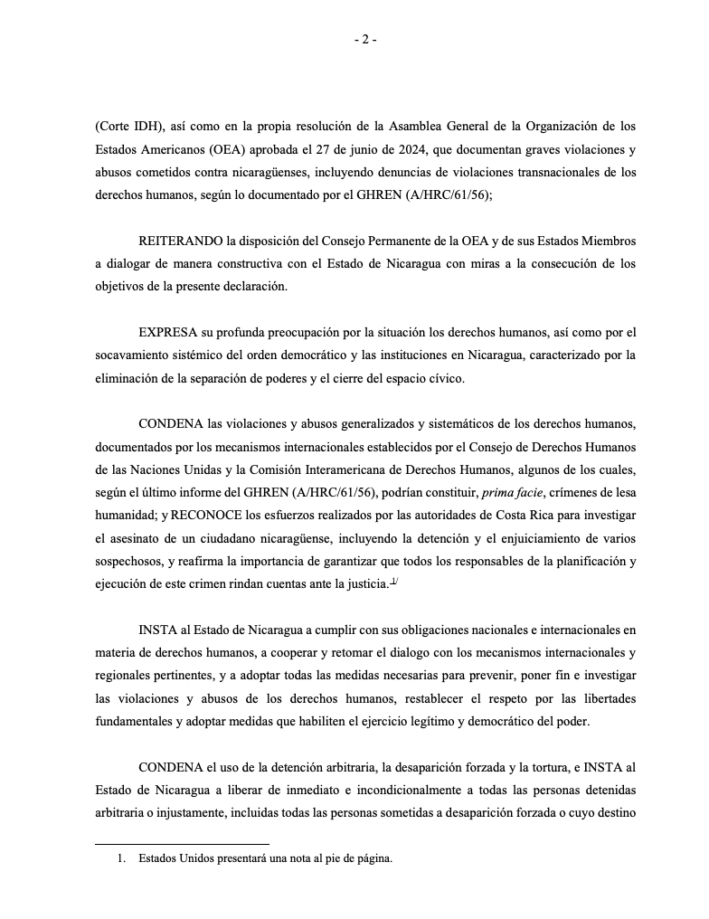 La triple crisis de la OEA frente a Trump, Nicaragua y el futuro de la democracia hemisférica