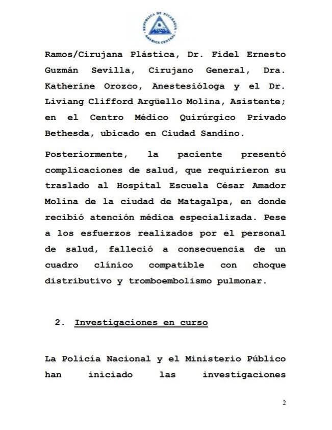 Régimen sandinista criminaliza el ejercicio médico y pasa por encima de la ley de salud en Nicaragua