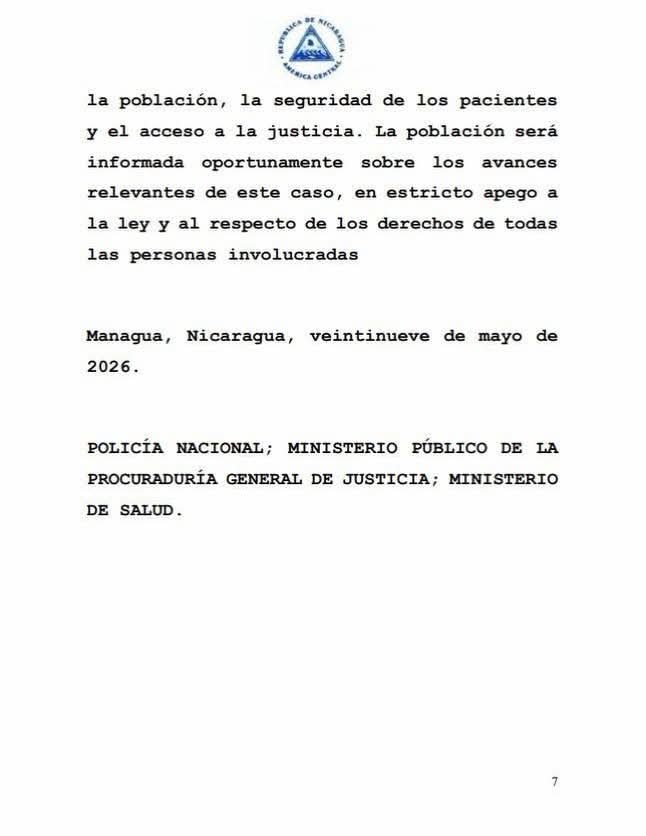 Régimen sandinista criminaliza el ejercicio médico y pasa por encima de la ley de salud en Nicaragua