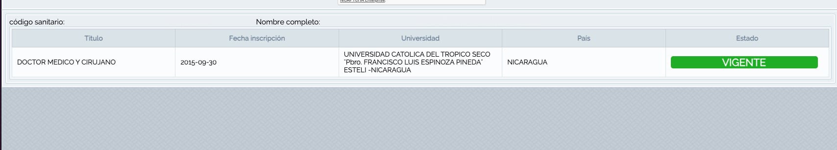 Cómo comprobar la formación de un médico en Nicaragua